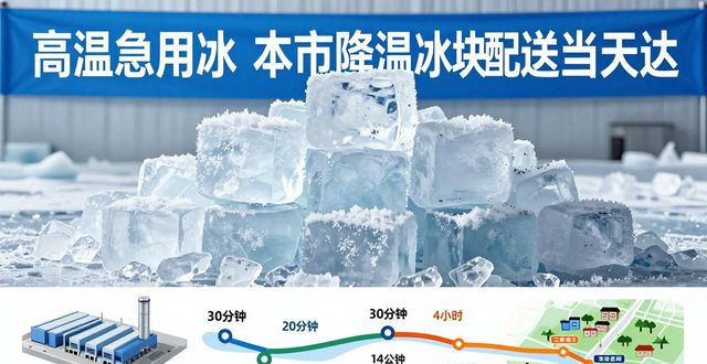 降温冰块配送流程_高效靠谱冰块运输_津南降温冰块配送