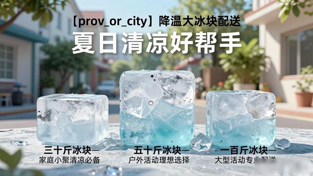 津南降温大冰块配送 夏日清凉好帮手